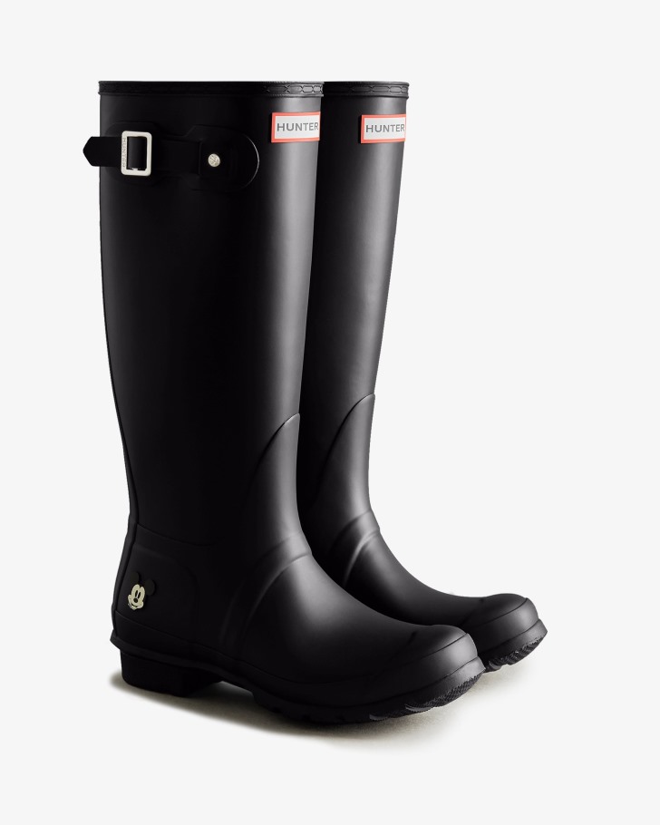 Hunter Women's Disney Tall Rain Boots Black