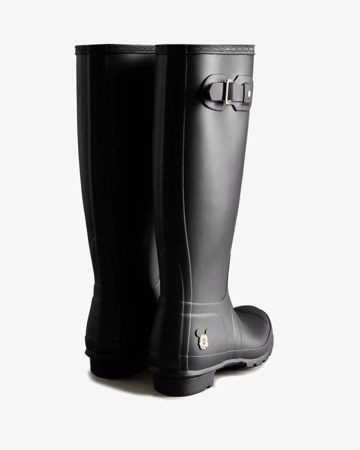 Hunter Women's Disney Tall Rain Boots Black