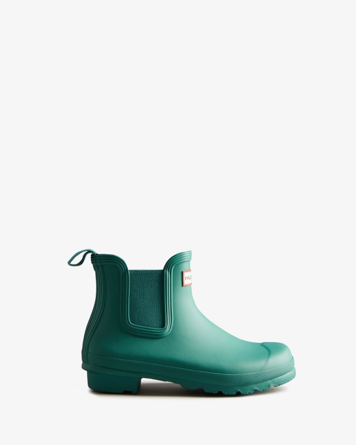 Hunter Women's Original Chelsea Boots Teal Thaw