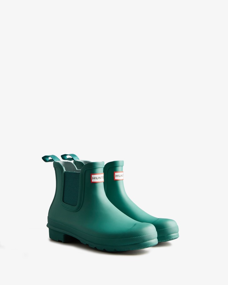 Hunter Women's Original Chelsea Boots Teal Thaw