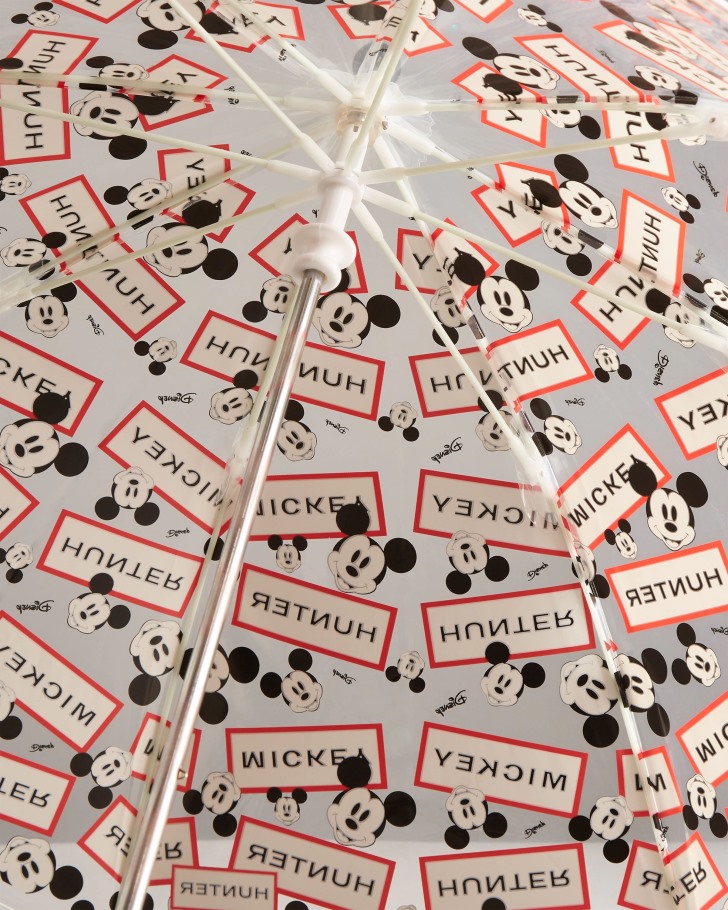 Hunter Kids Disney Moustache Umbrella Mickey Print