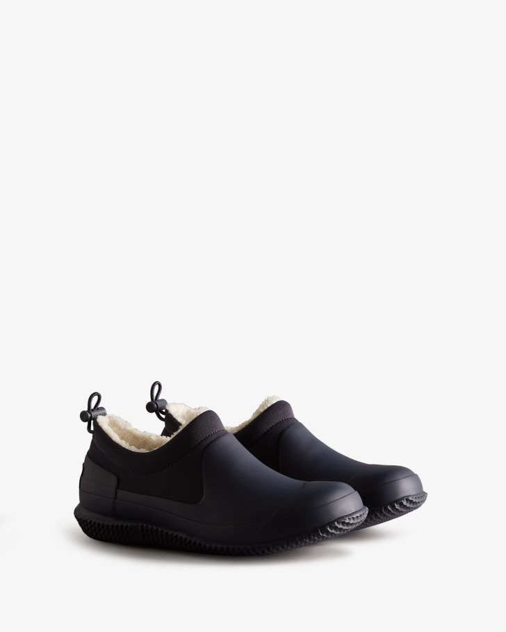 Hunter Women's Insulated Vegan Shearling Shoe Hunter Navy