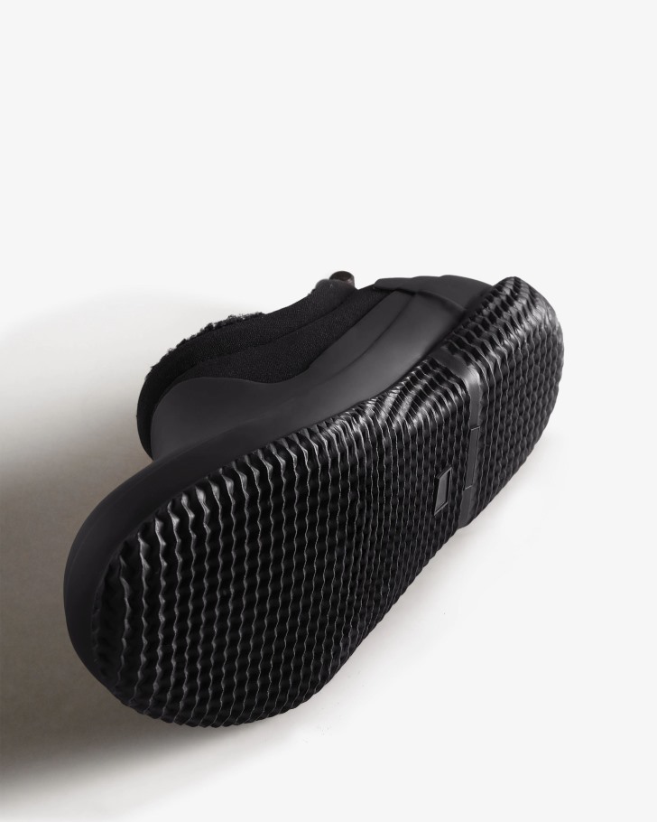 Hunter Women's Insulated Vegan Shearling Shoe Black