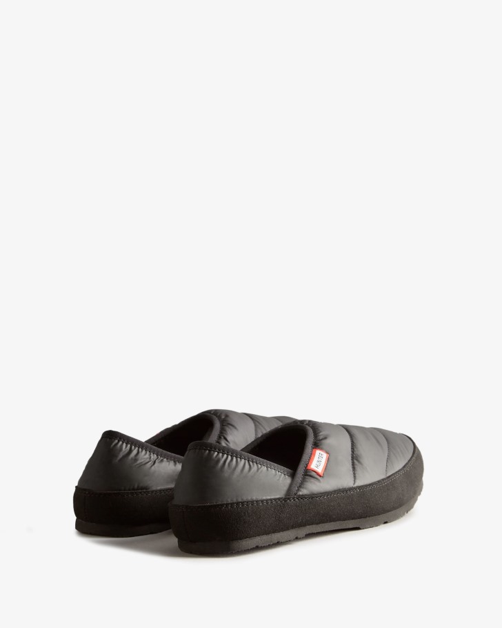 Hunter Women's Puffer Slipper Black