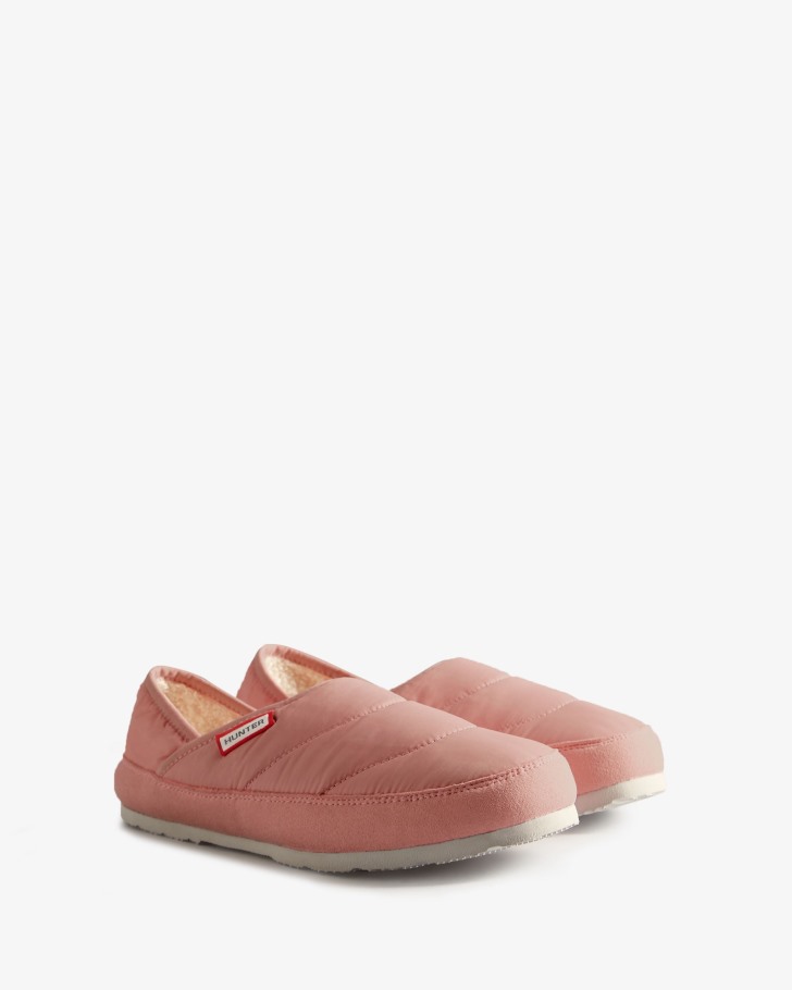 Hunter Women's Puffer Slipper Drift Pink