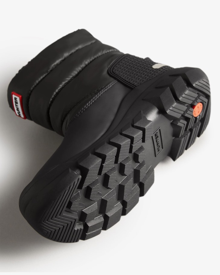 Hunter Big Kids (5-10 Years) Insulated Snow Boots Black