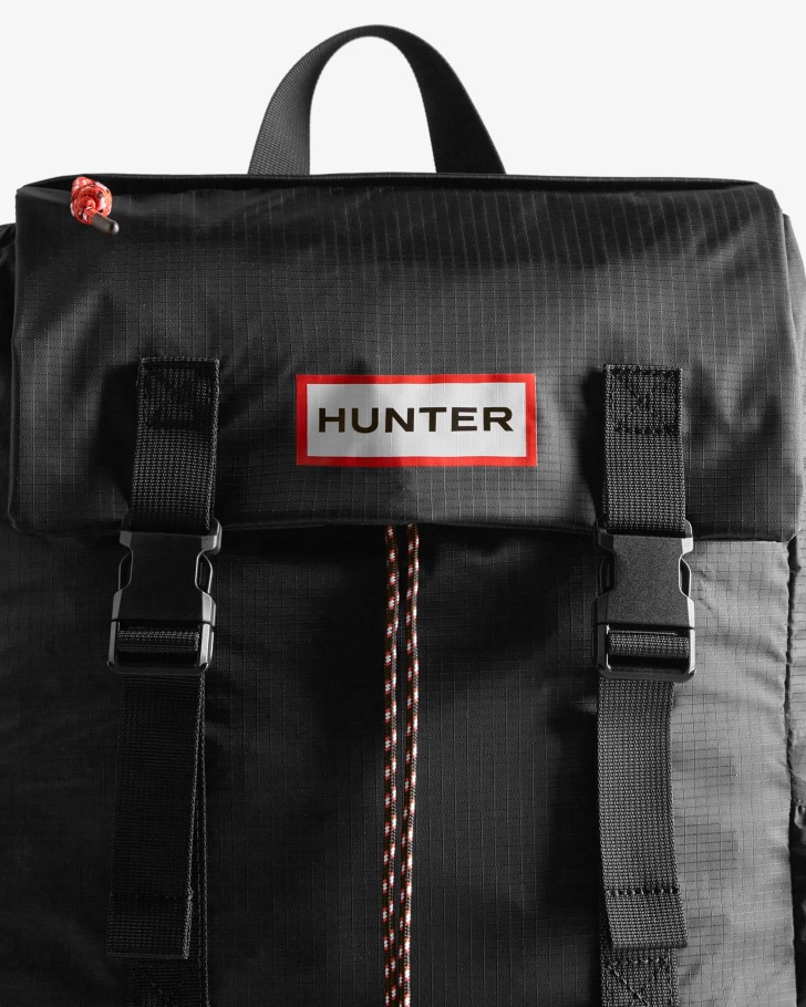 Hunter Ripstop Packable Backpack Black