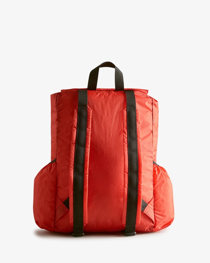Hunter Ripstop Packable Backpack Hunter Red