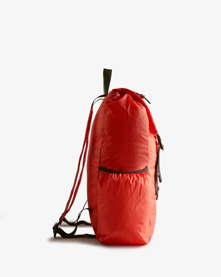 Hunter Ripstop Packable Backpack Hunter Red