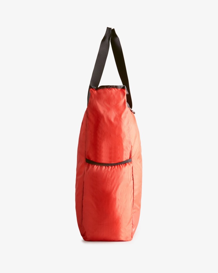 Hunter Ripstop Packable Tote Bag Hunter Red