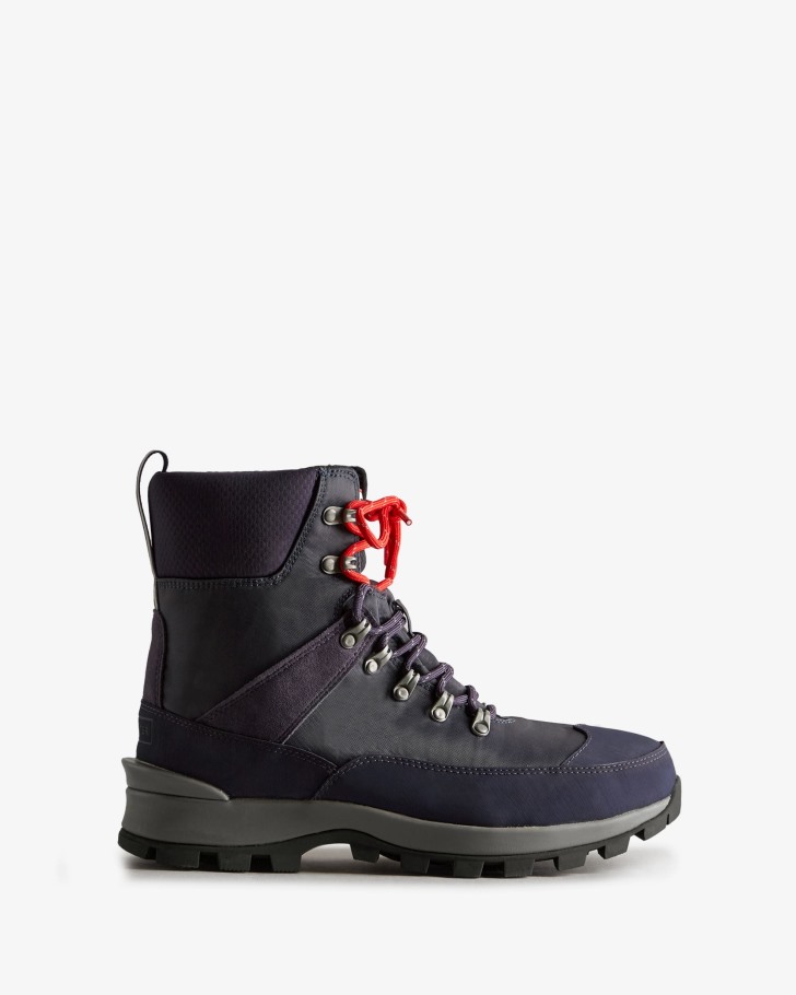 Hunter Men's Insulated Recycled Polyester Commando Boots Navy-Blue Mineral