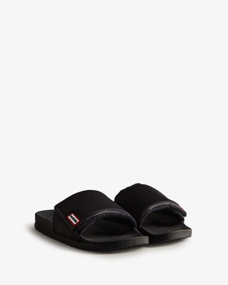 Hunter Men's Adjustable Slides Black