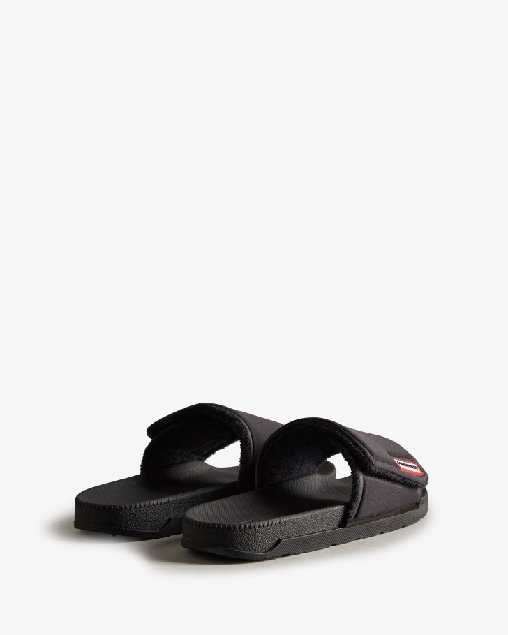 Hunter Men's Adjustable Slides Black