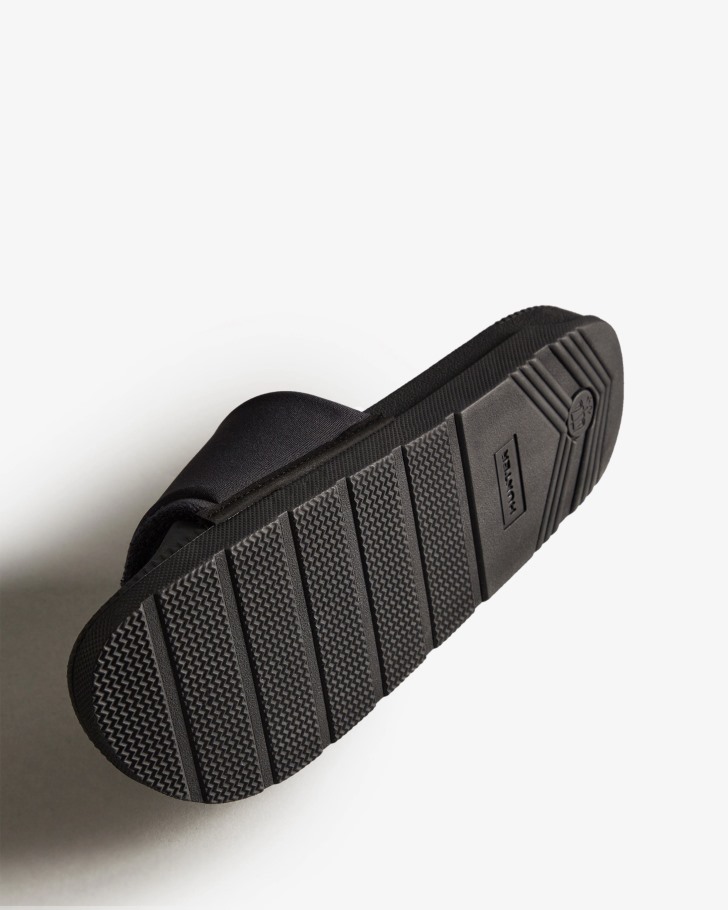 Hunter Men's Adjustable Slides Black