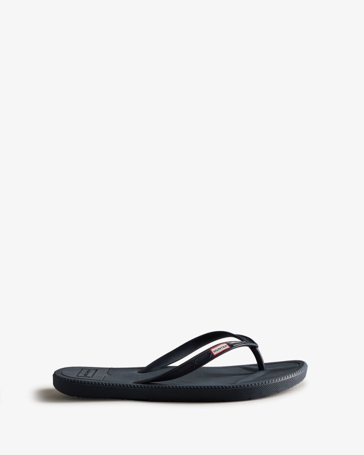 Hunter Women's Flip Flops Navy