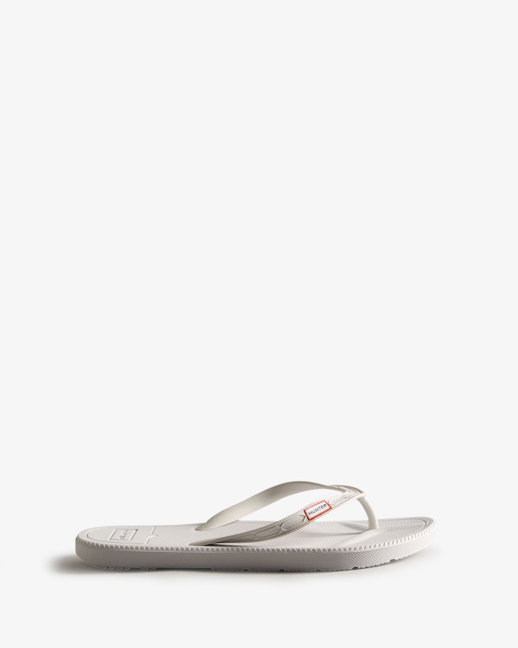 Hunter Women's Flip Flops White