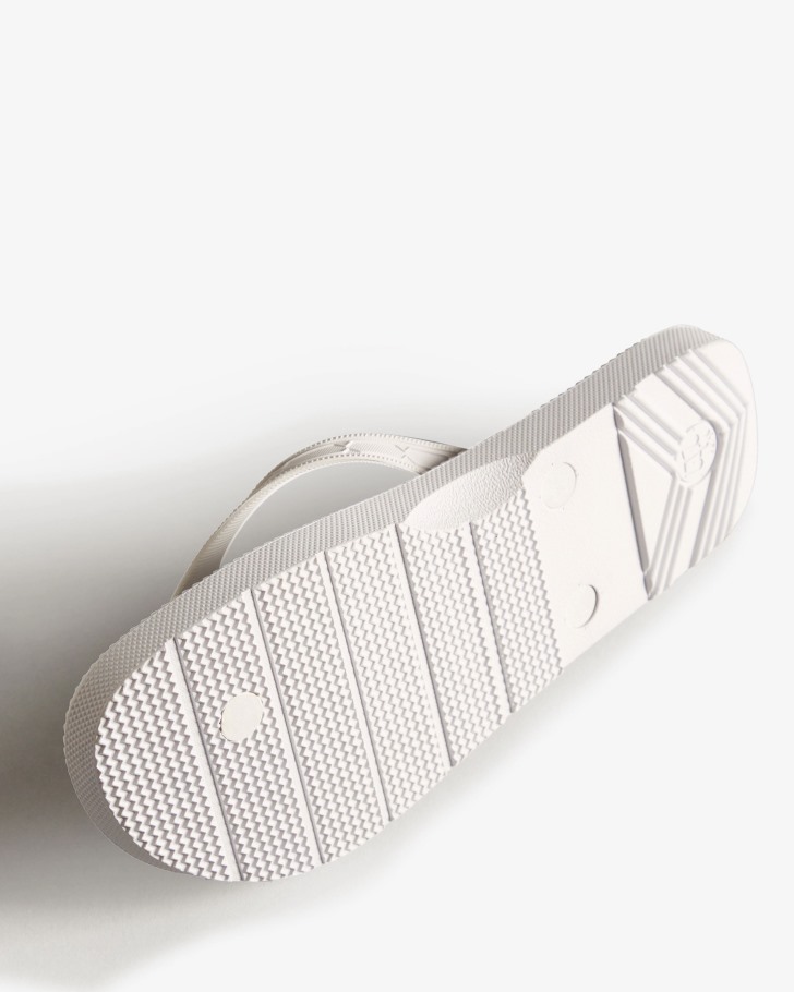 Hunter Women's Flip Flops White