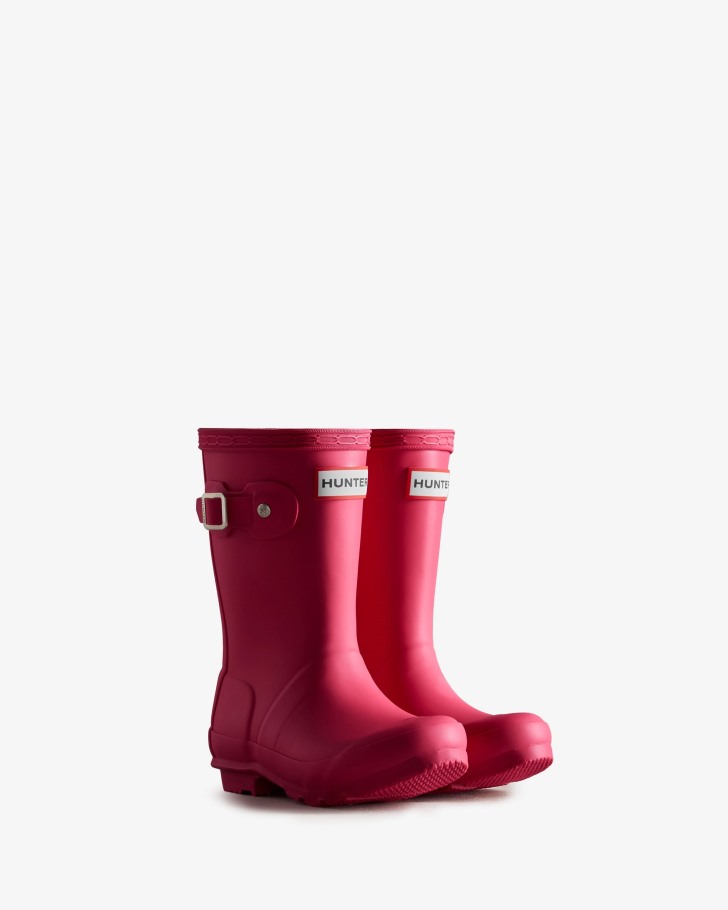 Hunter Original Little Kids (2-6 Years) Rain Boots Bright Pink