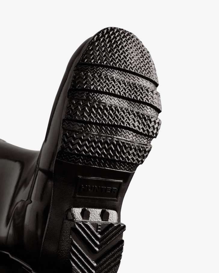 Hunter Original Little Kids (2-6 Years) Gloss Rain Boots Black