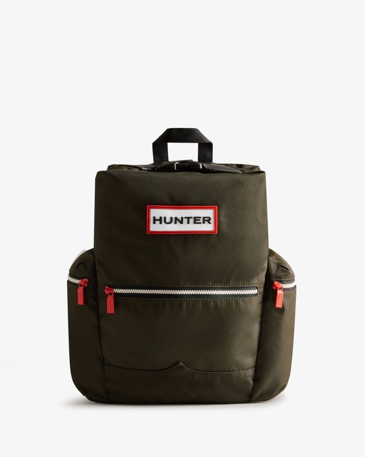 Hunter Top Clip Backpack - Nylon Dark Olive