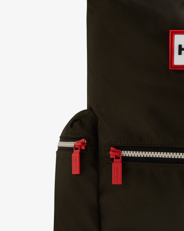 Hunter Top Clip Backpack - Nylon Dark Olive