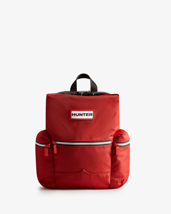 Hunter Mini Top Clip Backpack - Nylon Military Red