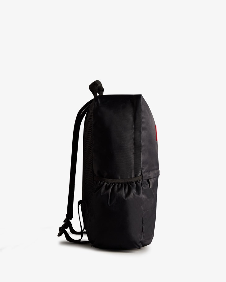 Hunter Nylon Large Backpack Black