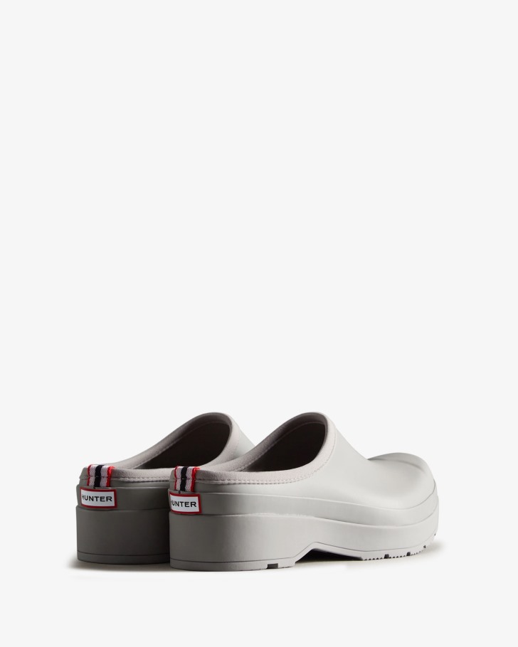 Hunter Men's Play Clogs Zinc Grey