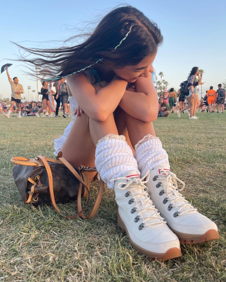 Hunter Women's Canvas Desert Commando Boots Natural