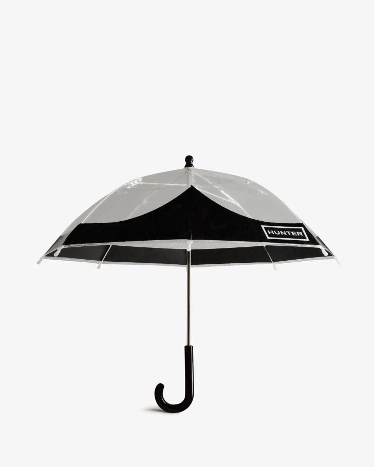 Hunter Kids Moustache Bubble Umbrella Black