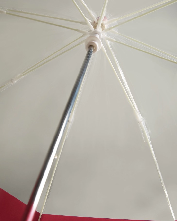 Hunter Kids Moustache Bubble Umbrella Military Red