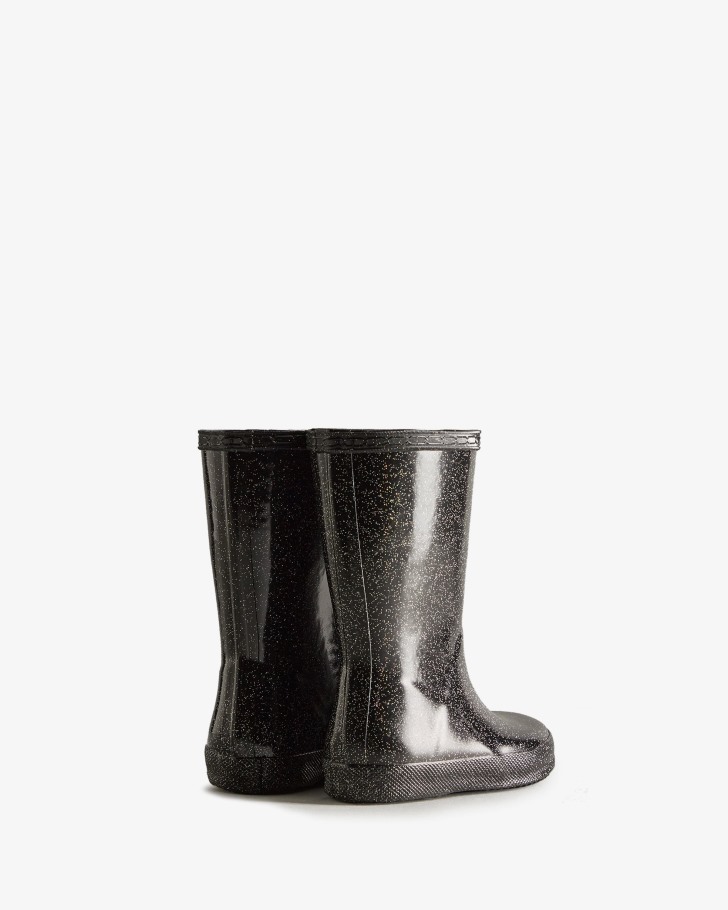 Hunter Kids First (18 Months-8 Years) Starcloud Rain Boots Black Multi
