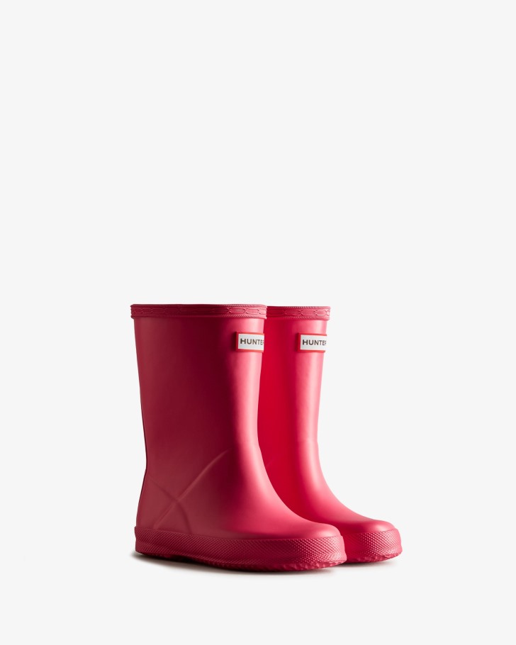 Hunter Original Kids First (18 Months-8 Years) Rain Boots Bright Pink