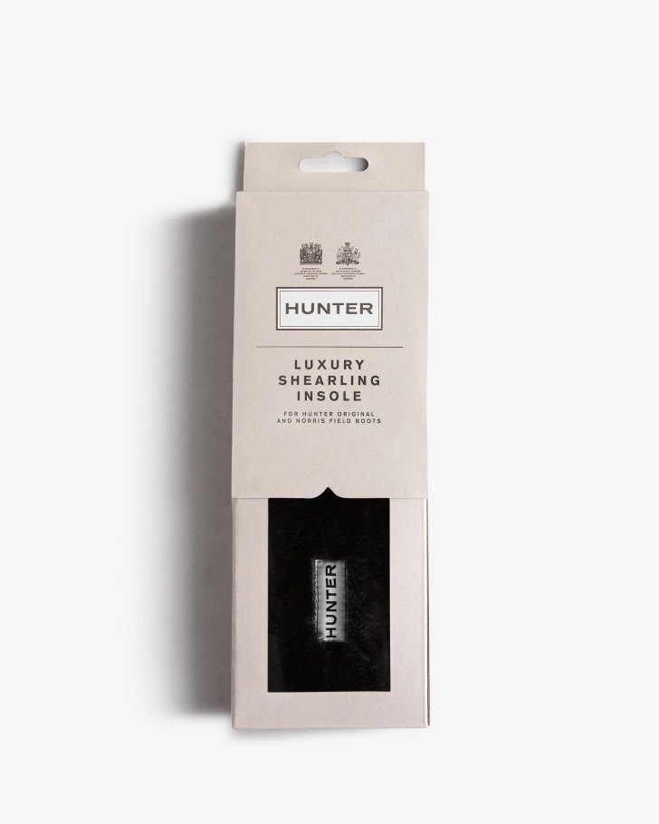 Hunter Original Luxury Shearling Insoles Black