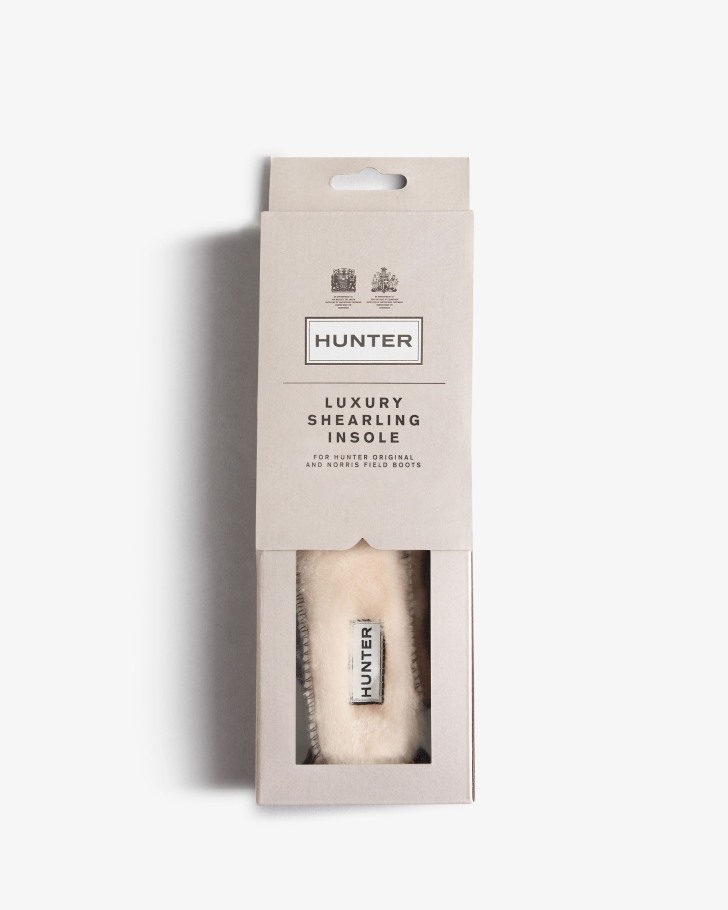 Hunter Original Luxury Shearling Insoles Natural