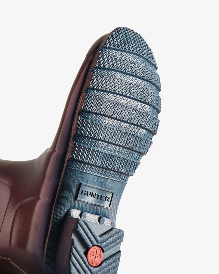 Hunter Women's Nebula Short Rain Boots Stornoway Blue