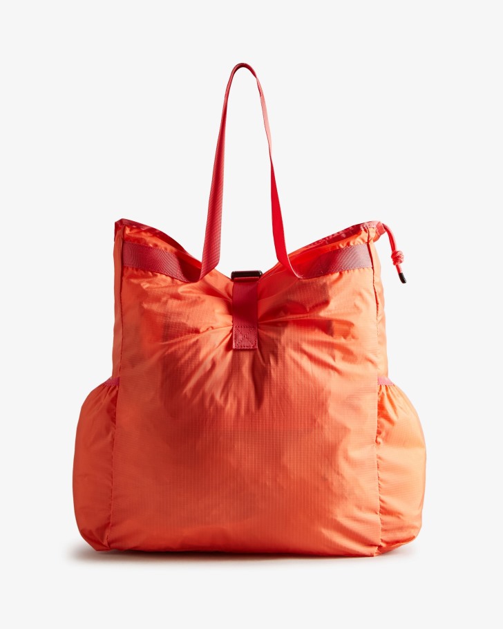 Hunter Ripstop Packable Tote Bag Sun-Cup Orange