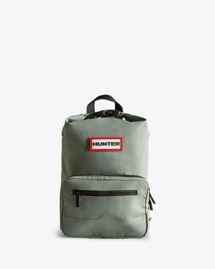 Hunter Mini Nylon Pioneer Top Clip Backpack Sweet Gale Green