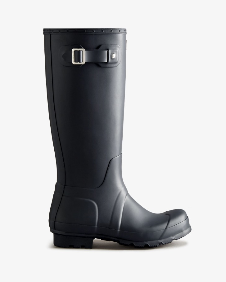 Hunter Men's Original Tall Rain Boots Navy