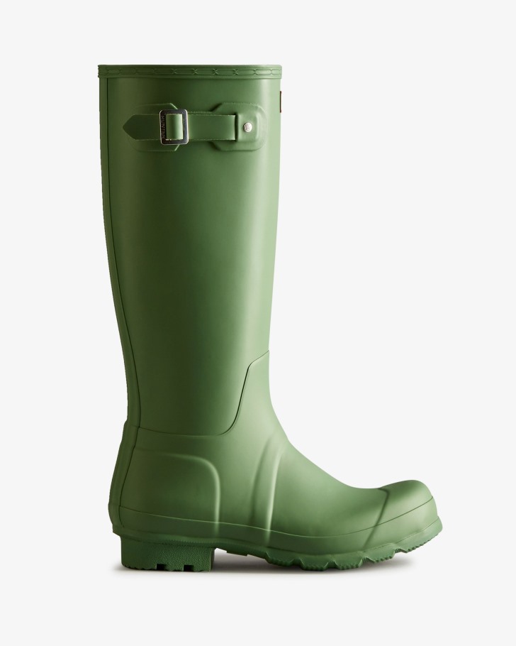 Hunter Men's Original Tall Rain Boots Fell Green