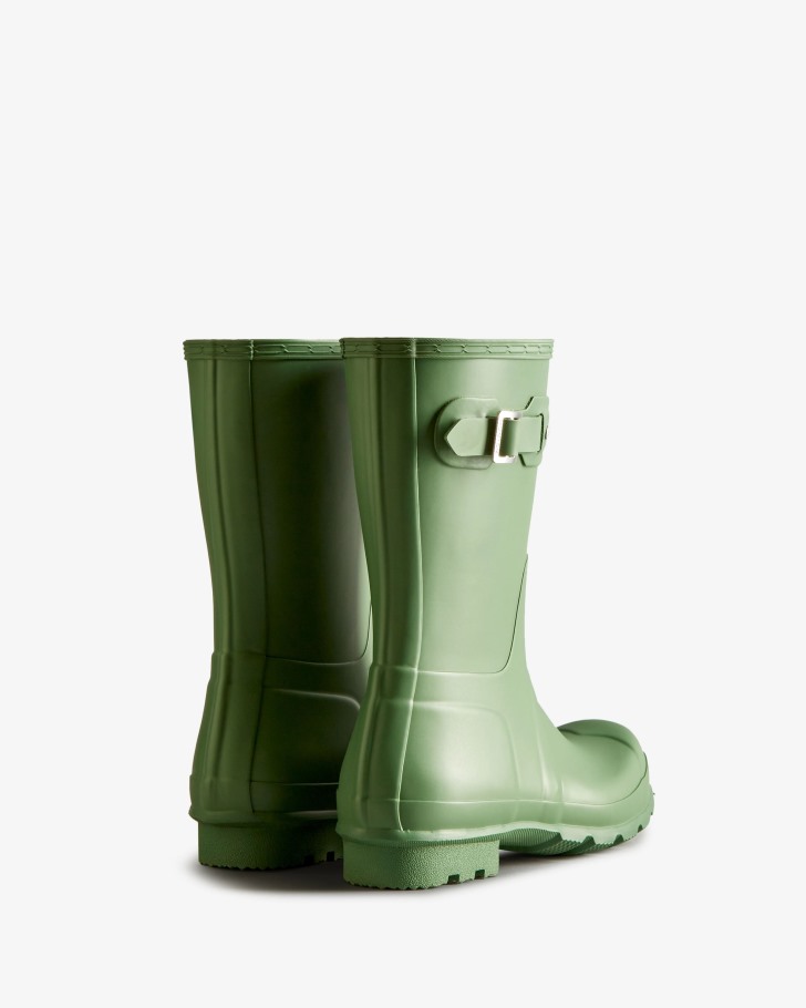 Hunter Men's Original Short Rain Boots Fell Green
