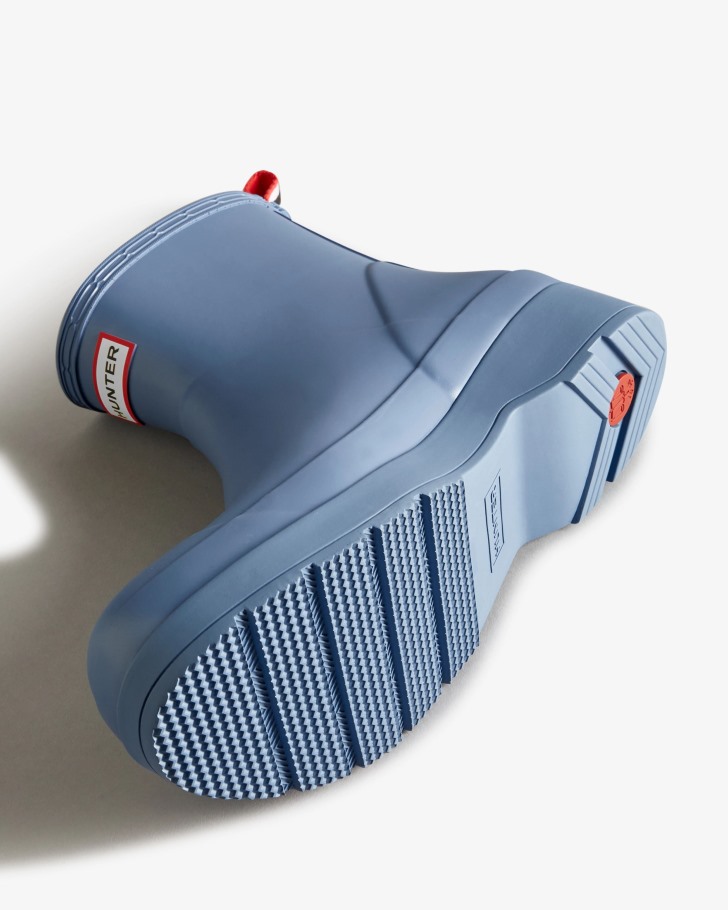 Hunter Men's Play Short Rain Boots Stornoway Blue