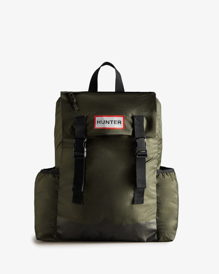 Hunter Ripstop Packable Backpack Dark Olive