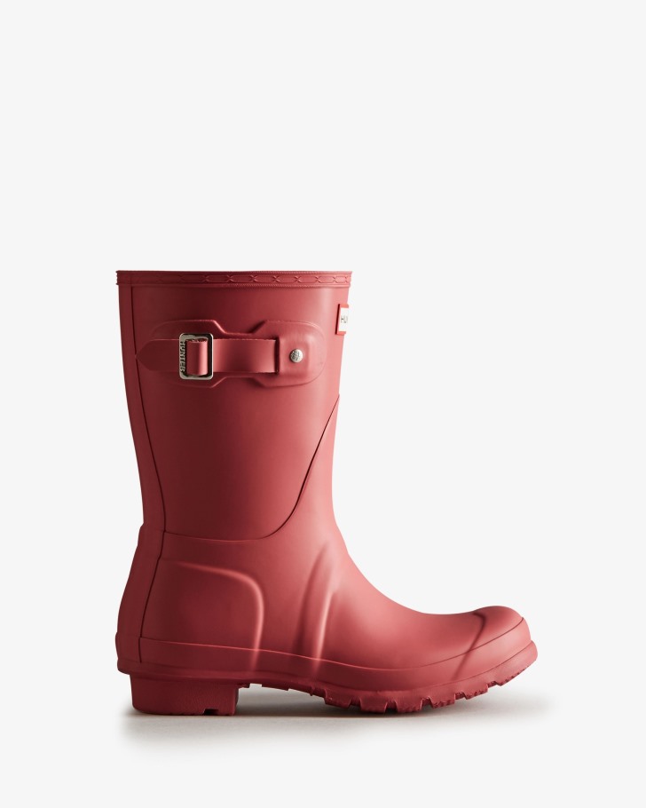 Hunter Women's Original Short Rain Boots Glenmore Rose