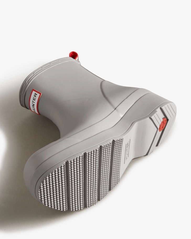 Hunter Men's Play Short Rain Boots Zinc Grey