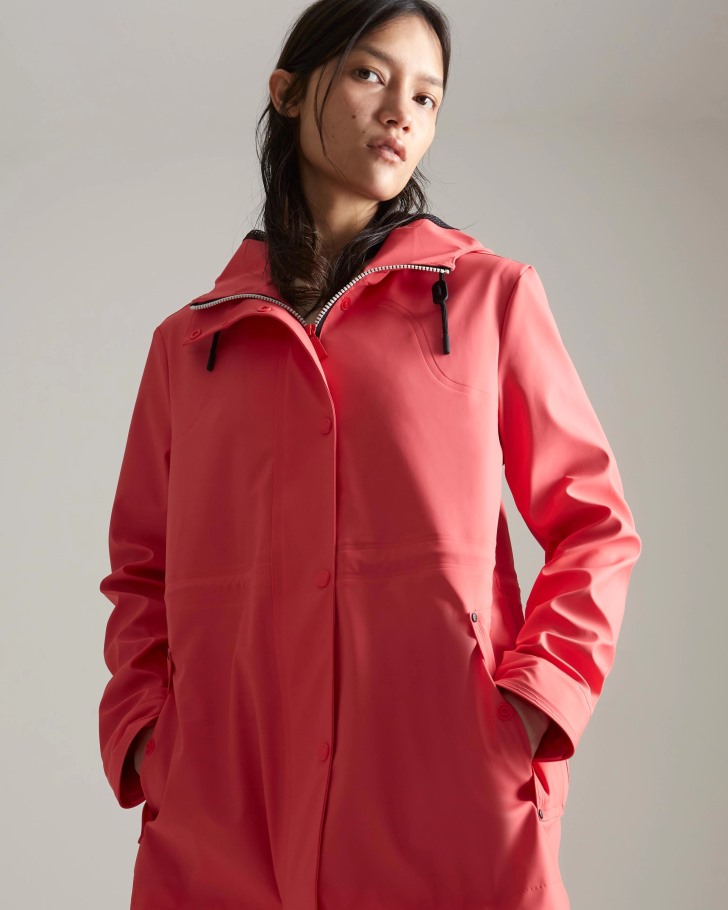Hunter Women's Lightweight Waterproof Jacket Rowan Pink