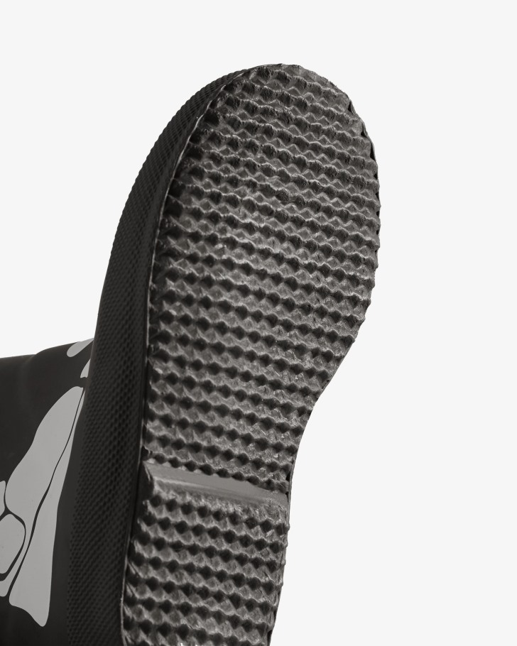 Hunter Kids First (18 Months-8 Years) Skeleton Rain Boots Black