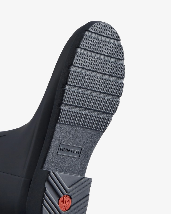 Hunter Women's Refined Slim Fit Tall Rain Boots Navy