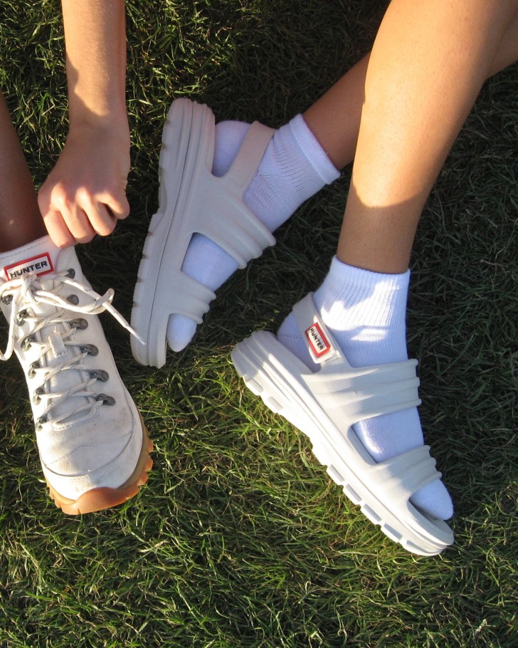 Hunter Women's BLOOM Sandal White