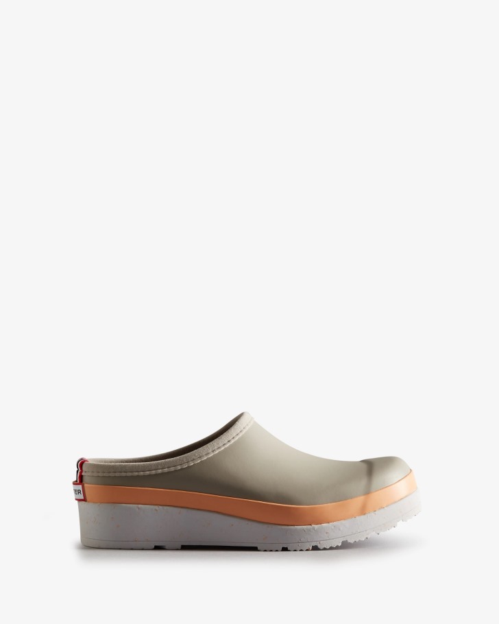 Hunter Women's Play Speckle Sole Clogs Steall Grey-Summit Rise Peach